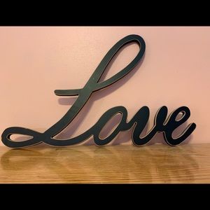 Cursive ‘Love’ Wall Decor